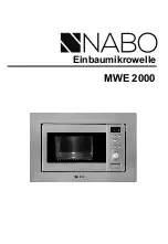 NABO MWE 2000 Manual preview