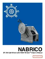 Nabrico DF-356-UFW Owner'S Manual preview