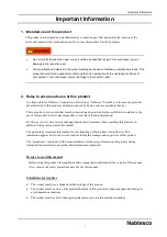 Preview for 4 page of Nabtesco RV C Series Operation Manual