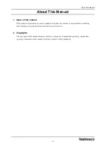 Preview for 6 page of Nabtesco RV C Series Operation Manual