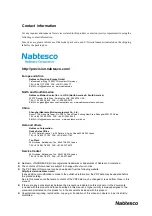 Preview for 56 page of Nabtesco RV RH C Series Operation Manual