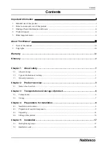 Preview for 2 page of Nabtesco RV RH E Series Operation Manual