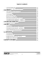 Preview for 5 page of NACD SP214AM Installation Operation & Maintenance