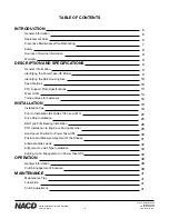 Preview for 4 page of NACD SP318AM Series Service Manual