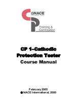 Предварительный просмотр 1 страницы Nace CP 1 Course Manual