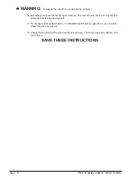 Preview for 4 page of Nacecare DM1400 Operating Instructions And Repair Parts List