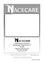 Предварительный просмотр 12 страницы Nacecare RSV 130 Original Instructions Manual