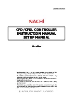 Nachi EZ-CFDL Series Instruction Manual preview