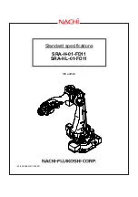 Nachi SRA-H Series Manual preview