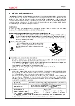 Предварительный просмотр 10 страницы Nachi SRA-H Series Manual