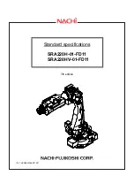 Nachi SRA220H Series Manual предпросмотр