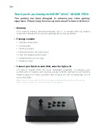 Preview for 2 page of Nacon DAIJA ARCADE STICK User Manual