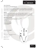 Preview for 5 page of Nacon GM-105 Instruction Booklet