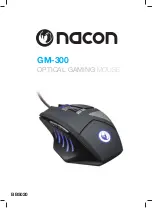 Preview for 1 page of Nacon GM-300 Instruction Booklet