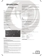 Предварительный просмотр 2 страницы Nacon PC-CL510 Manual