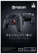 Nacon REVOLUTION Unlimited Pro Controller Manual preview