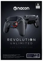 Предварительный просмотр 39 страницы Nacon REVOLUTION Unlimited Pro Controller Manual