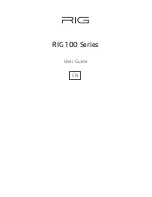 Nacon RIG 100 Series User Manual preview