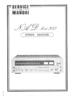 NAD 300 Service Manual preview