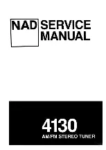 NAD 4130 Service Manual предпросмотр