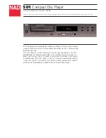 NAD 501 Specification Sheet preview