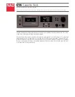 NAD 614 Specification Sheet preview