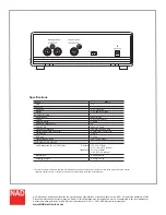 Preview for 3 page of NAD 745DAC1 User Manual