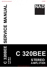 Предварительный просмотр 1 страницы NAD C 320BEE Service Manual