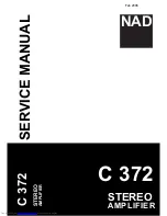 NAD C 372 Service Manual preview