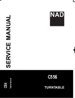 Preview for 1 page of NAD C 556 Service Manual