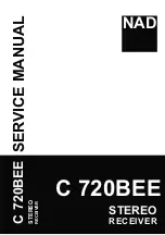 Предварительный просмотр 1 страницы NAD C 720BEE Service Manual