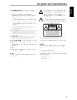 Предварительный просмотр 3 страницы NAD C275BEE C/AH Owner'S Manual