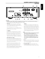 Предварительный просмотр 7 страницы NAD C275BEE C/AH Owner'S Manual