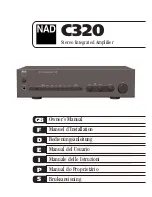 NAD C320 Owner'S Manual preview