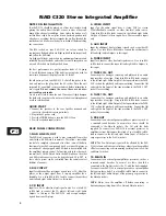 Preview for 4 page of NAD C320 Owner'S Manual