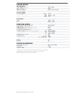 Предварительный просмотр 3 страницы NAD C320 Specification Sheet