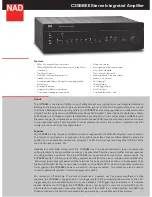 NAD C355BEE Specifications предпросмотр