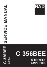 Предварительный просмотр 1 страницы NAD C356BEE Service Manual