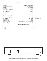 Preview for 2 page of NAD C520 Specification Sheet