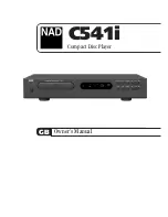 NAD C541i Owner'S Manual preview