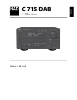 Предварительный просмотр 1 страницы NAD C715 DAB Owner'S Manual