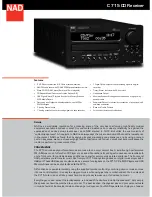 NAD C715 Datasheet preview