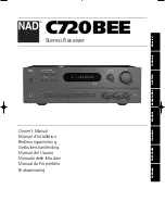 NAD C720BEE Owner'S Manual предпросмотр