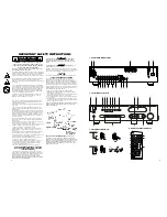 Предварительный просмотр 2 страницы NAD C730 Owner'S Manual