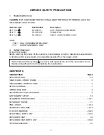 Preview for 2 page of NAD C730 Service Manual