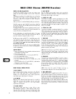 Предварительный просмотр 4 страницы NAD C740 Owner'S Manual