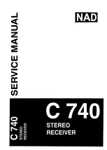 NAD C740 Service Manual предпросмотр