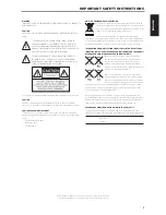 Preview for 3 page of NAD CI 580 Owner'S Manual