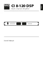 NAD CI 8-120 DSP User Manual preview