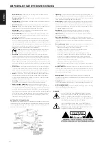 Preview for 2 page of NAD CI 8-120 DSP User Manual